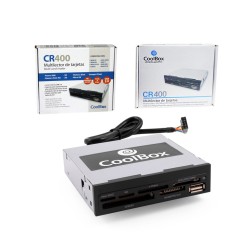 LEITOR DE CARTÃO COOLBOX CR400 (CRCOOCR4002L) BAIA DE 3,5" LEITOR DE CARTÃO COOLBOX CR400 (CRCOOCR4002L) BAIA DE 3,5"